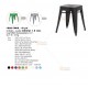 I-BAR CHAIR 45 CM : เก้าอี้เหล็ก ทรงเตี้ย เหล็กหนา 1.0 mm.