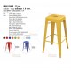 I-BAR CHAIR 75 CM : เก้าอี้เหล็ก ทรงสูง เหล็กหนา 1.0 mm.