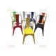 I-DINING CHAIR : เก้าอี้เหล็ก พิงหลัง เหล็กหนา 1.0 mm.