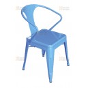 I-BIG BAR CHAIR 45 CM : เก้าอี้เหล็ก พิงหลังโอบ เหล็กหนา 1.0 mm.