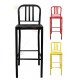 DJ-HIGH BAR CHAIR(ทรงสูง) : เก้าอี้รับประทานอาหาร เหล็กหนา 1.0 mm.