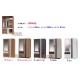 WR406 : ตู้เสื้อผ้า 120 ซม. 1 บานกระจก 3 ลิ้นชัก