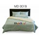 MD-001B : ผ้าปู MICRO TOUCH (ผ้า NANO) 6 ฟุต สูง 12 นิ้ว 5 ชิ้น ลาย MD-001B