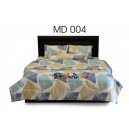 MD-004 : ผ้าปู MICRO TOUCH (ผ้า NANO) 6 ฟุต สูง 12 นิ้ว 5 ชิ้น ลาย MD-004